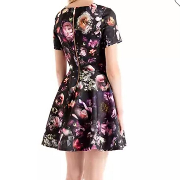Ted Baker Tamary Shadow Floral Skater Dress - Picture 3 of 7